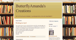 Desktop Screenshot of butterflyamandascreations.blogspot.com