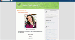 Desktop Screenshot of missingpeopleireland.blogspot.com