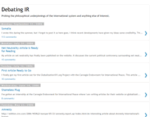 Tablet Screenshot of irdebate.blogspot.com