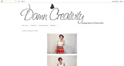 Desktop Screenshot of damncreativity.blogspot.com