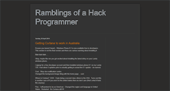 Desktop Screenshot of hackprogrammer.blogspot.com