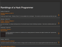 Tablet Screenshot of hackprogrammer.blogspot.com