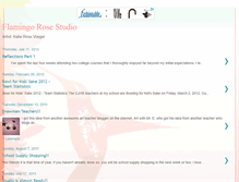 Tablet Screenshot of flamingorosestudio.blogspot.com