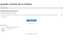 Tablet Screenshot of grandesinventosdelahistoria.blogspot.com