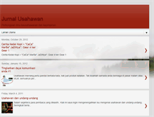Tablet Screenshot of jurnalusahawan.blogspot.com