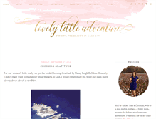 Tablet Screenshot of lovelylittleadventure.blogspot.com