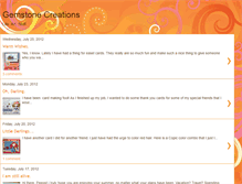 Tablet Screenshot of gemstonecreations.blogspot.com