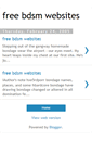 Mobile Screenshot of free-bdsm-websites.blogspot.com