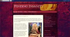 Desktop Screenshot of finding-insanity.blogspot.com