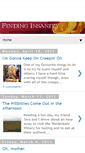 Mobile Screenshot of finding-insanity.blogspot.com