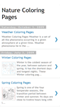 Mobile Screenshot of nature-coloring-pages.blogspot.com