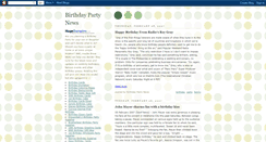 Desktop Screenshot of birthdaypartynews.blogspot.com