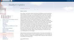 Desktop Screenshot of heathers-updates.blogspot.com