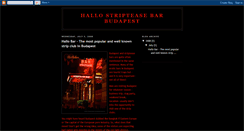 Desktop Screenshot of hallostripteasebarbudapest.blogspot.com