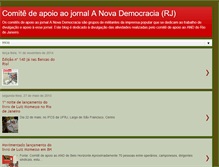 Tablet Screenshot of comite-anovademocracia.blogspot.com