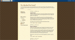 Desktop Screenshot of noalcoholforlent.blogspot.com