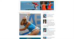 Desktop Screenshot of carolinewozniackitennis.blogspot.com