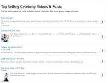 Tablet Screenshot of celebrityvideosmusic.blogspot.com