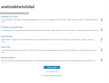 Tablet Screenshot of analisisdelarealidadddi.blogspot.com