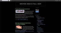 Desktop Screenshot of killingsworthkedm310fall2009.blogspot.com