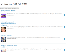 Tablet Screenshot of killingsworthkedm310fall2009.blogspot.com