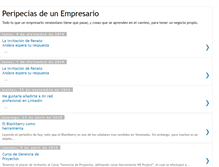 Tablet Screenshot of peripeciasdeunempresario.blogspot.com