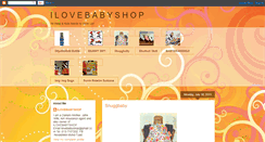 Desktop Screenshot of ilovebabyshops.blogspot.com