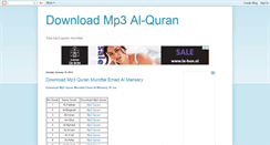 Desktop Screenshot of mp3qurani.blogspot.com