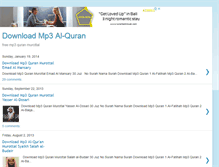 Tablet Screenshot of mp3qurani.blogspot.com