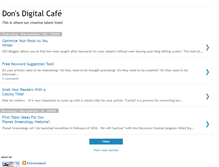 Tablet Screenshot of donsdigitalcafe.blogspot.com