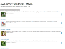 Tablet Screenshot of maxadventureperu.blogspot.com