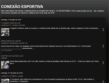 Tablet Screenshot of conexaoesportivas.blogspot.com