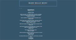 Desktop Screenshot of marebelloct-menu.blogspot.com