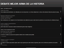 Tablet Screenshot of debatemejorarmadelahistoria.blogspot.com