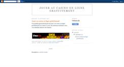 Desktop Screenshot of jouer-au-casino-en-ligne-gratuitement.blogspot.com