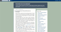 Desktop Screenshot of entretienderecrutement.blogspot.com