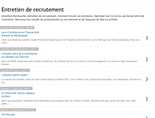 Tablet Screenshot of entretienderecrutement.blogspot.com