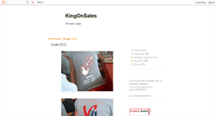 Desktop Screenshot of kingonsales.blogspot.com