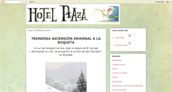Desktop Screenshot of hotelplazapirineos.blogspot.com