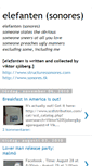 Mobile Screenshot of elefanten.blogspot.com