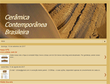 Tablet Screenshot of ceramicacontemporaneabrasileira.blogspot.com