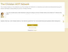 Tablet Screenshot of christianauthorsontournetworkmembers.blogspot.com