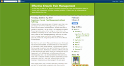 Desktop Screenshot of effectivechronicpainmanagement.blogspot.com