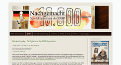 Desktop Screenshot of nachgemacht.blogspot.com