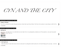 Tablet Screenshot of cynandthecity.blogspot.com