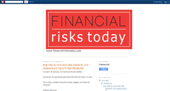 Desktop Screenshot of financialriskstodaycom.blogspot.com