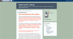 Desktop Screenshot of globalcardmierda.blogspot.com