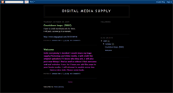 Desktop Screenshot of digitalmediasupply.blogspot.com