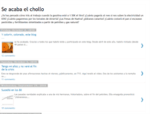 Tablet Screenshot of nomorechollo.blogspot.com