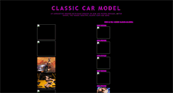 Desktop Screenshot of classiccarmodel.blogspot.com